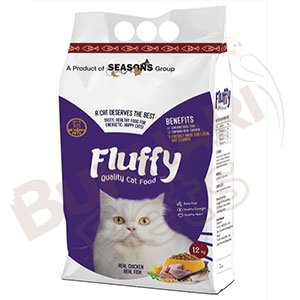 Fluffy food for Cat